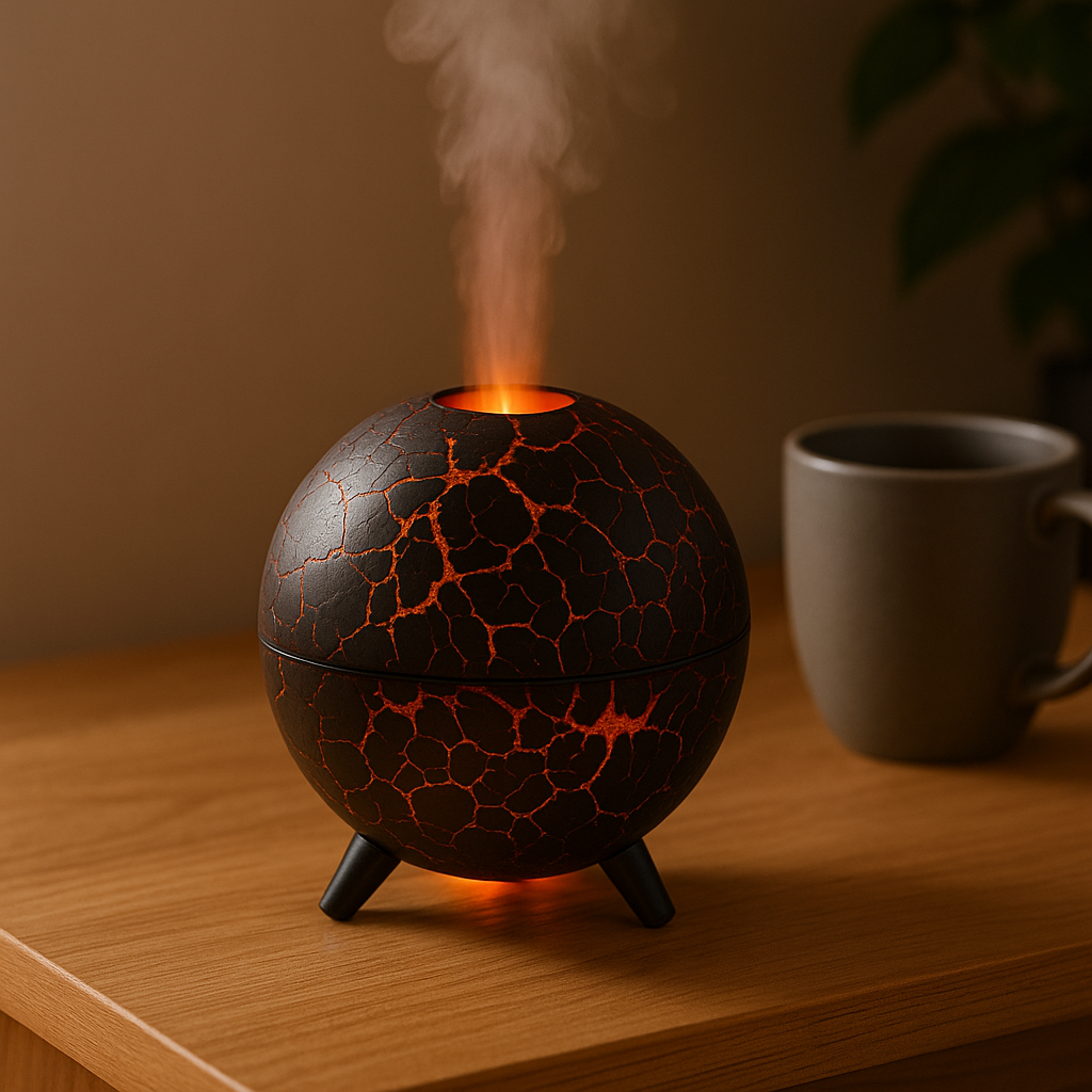 MoonSphere – Brumisateur Planète & Lumière d’Ambiance Relax